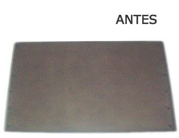 Aplicacao antiaderente bandeja ceramica 2